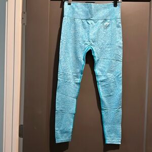 Gymshark Blue leggings size medium worn once